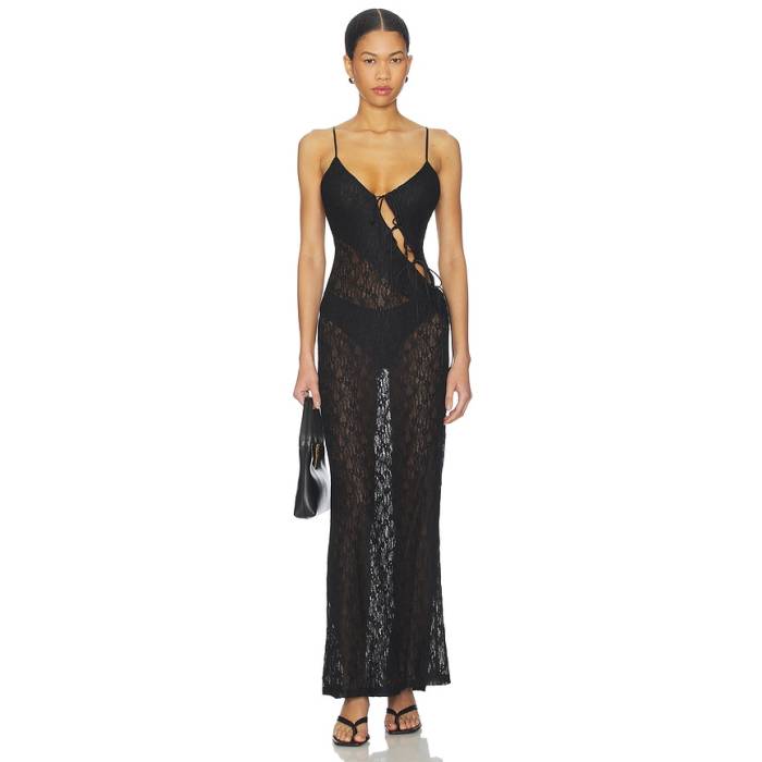 ライオネス Lioness 【 About A Girl Maxi Dress Women Noir 】 お召しもの レディース