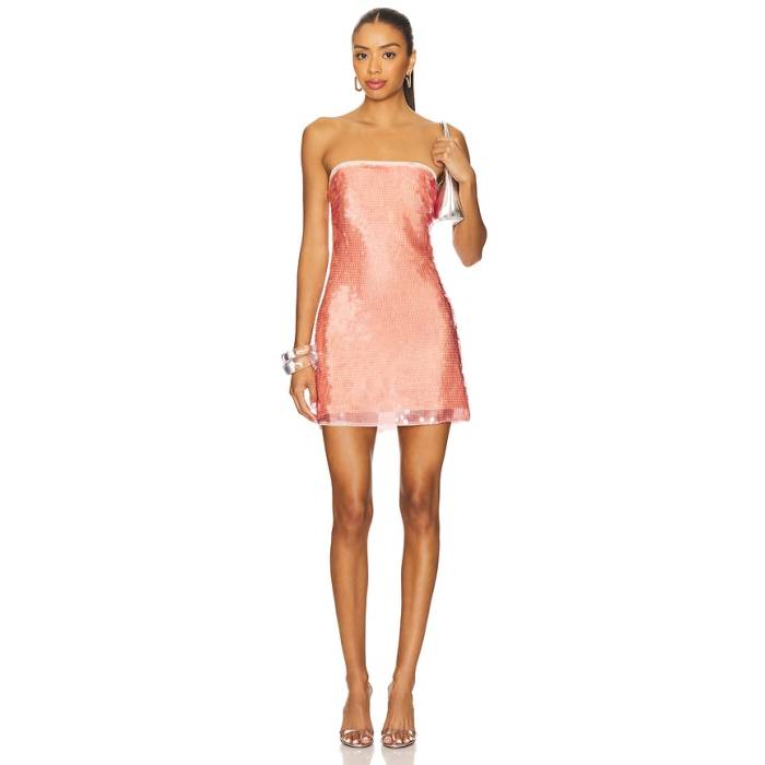 Superdown 【 Jazzlyn Mini Dress Women Pink 】 御召しもの レディース pink サクラ色