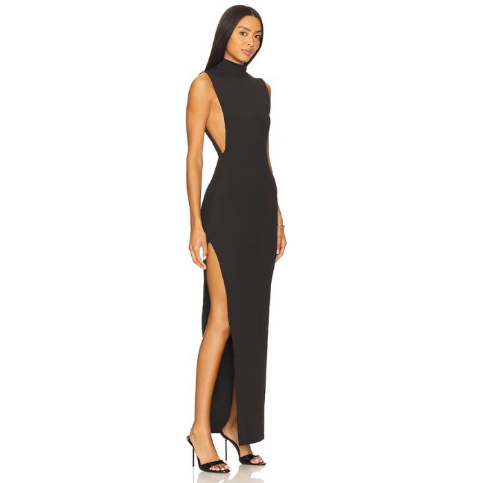 Superdown 【 Nala Maxi Dress Women Black 】 お召しもの レディース 黒いこと 黒いこと