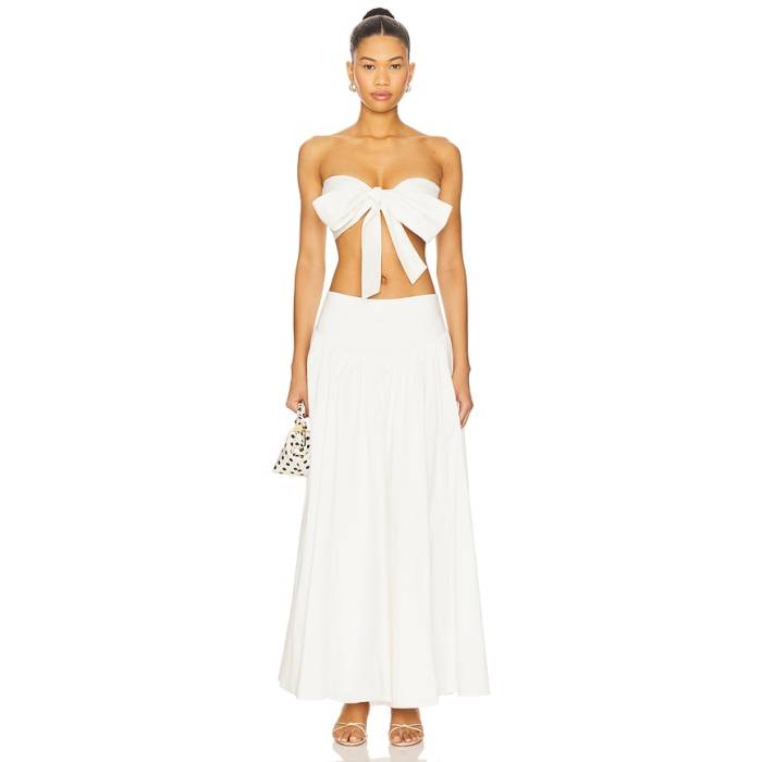 More To Come 【 Helena Skirt Set Women White 】 レディース 白いこと 白いこと