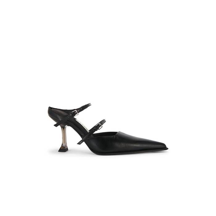 Miista 【 Shari Mules Women Black 】 レディース 黒いこと 黒いこと