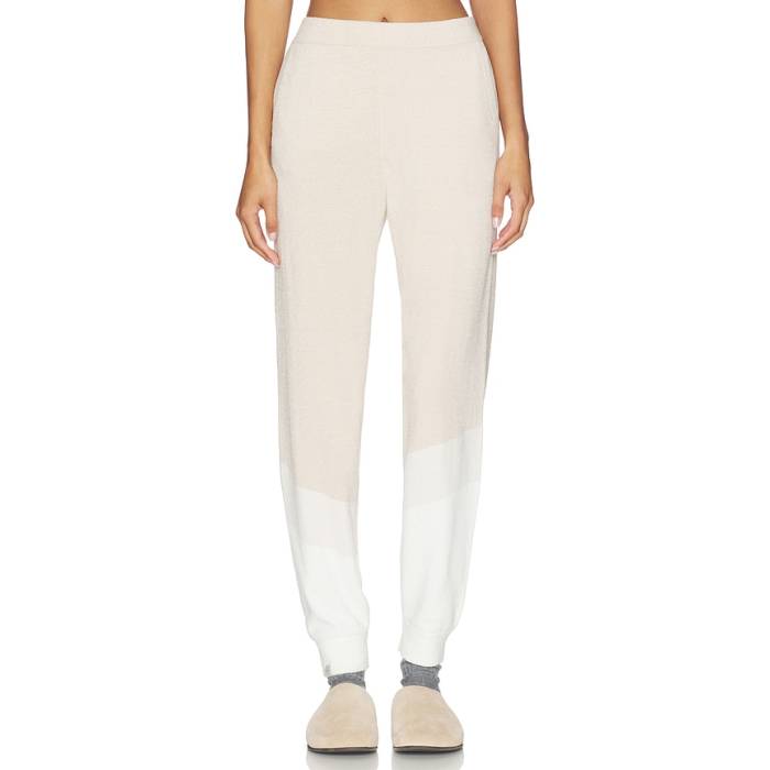 Barefoot Dreams 【 Cozychic Ultra Lite Wavy Jogger Women Stone 】 ultra ウルトラ ともし火 ジョガーパンツ レディース