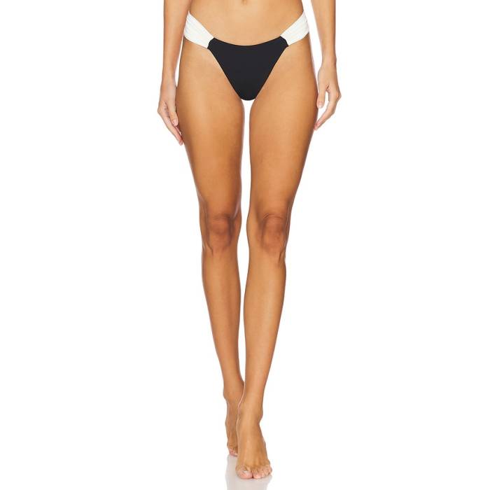 Lspace 【 Dolce Bikini Bottom Women Black &Amp; Cream 】 ズボン ボトムス レディース 黒色 ブラック クリーム｜スニケス