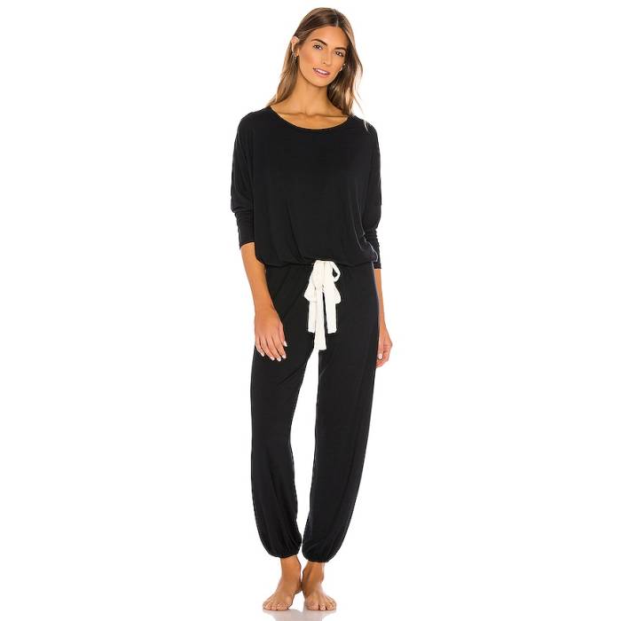 エバージェイ Eberjey 【 Gisele Slouchy Set Women Black \u0026Amp; Ivory 】 レディース 黒いこと 黒いこと 象牙色