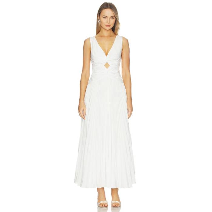 Simkhai 【 Vivianne Cotton Dress Women White 】 御召しもの レディース 白いこと 白いこと