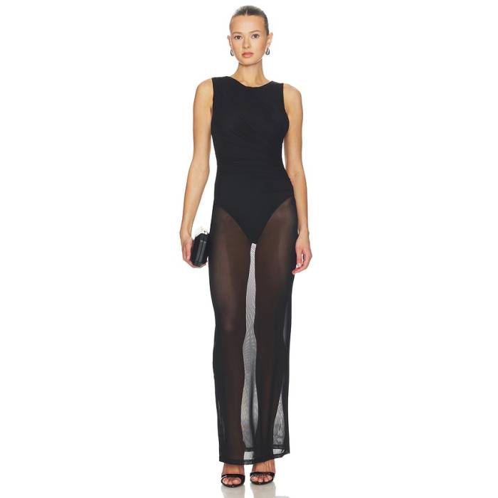 Superdown 【 Kirby Maxi Dress Women Black 】 ドレス レディース 黒色 ブラック｜スニケス