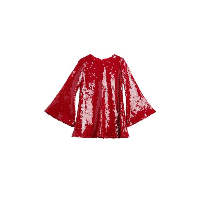バルドー お坊っちゃん Bardot Junior 【 Marta Sequin Dress Girls Deep Red 】 御召しもの お坊っちゃん キッズ ディープ Red 赤・赤いこと