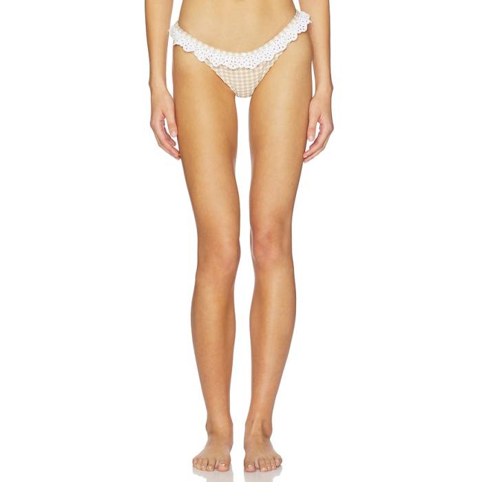 For Love & Lemons 【 Vera Bikini Bottom Women Tan 】 ズボン ボトムス レディース|スニケス