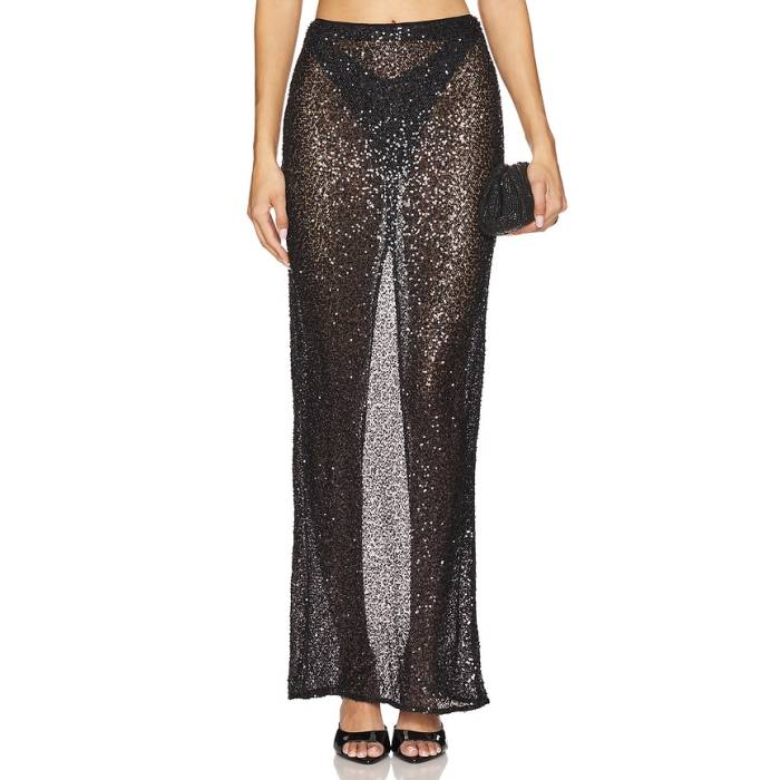 Nbd 【 Shanti Maxi Skirt Women Black 】 レディース 黒色 ブラック｜スニケス