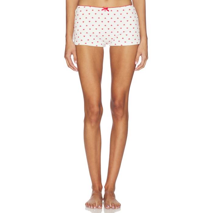 Kat The Label 【 Hugo Shorts Women Heart Print 】 さる股引き レディース