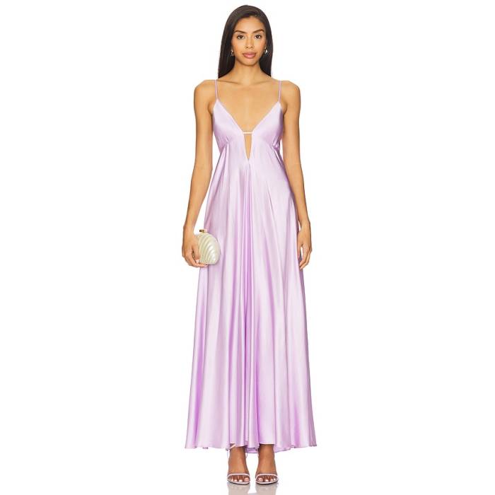 Michael Costello 【 X Revolve Willow Gown Women Lilac 】 レディース