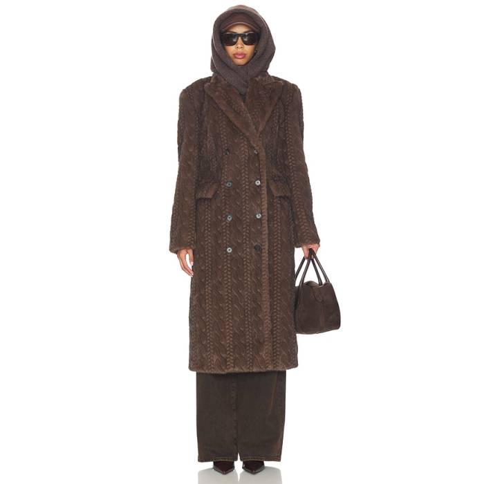 Giuseppe Di Morabito 【 Double Breasted Coat Women Brown 】 レディース 赤銅色 赤銅色