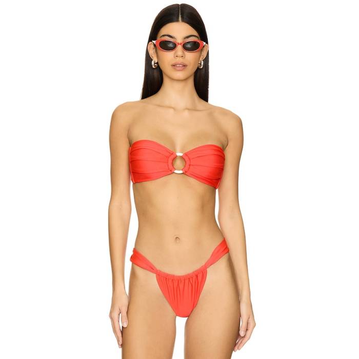 クラニ キニス Kulani Kinis 【 Strapless Bandeau Top Women Neon Rose 】 レディース Rose サクラ色