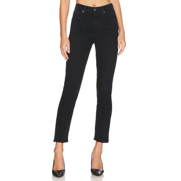 Agolde 【 Riley Long Straight Jeans Women Compilation 】 デニム レディース