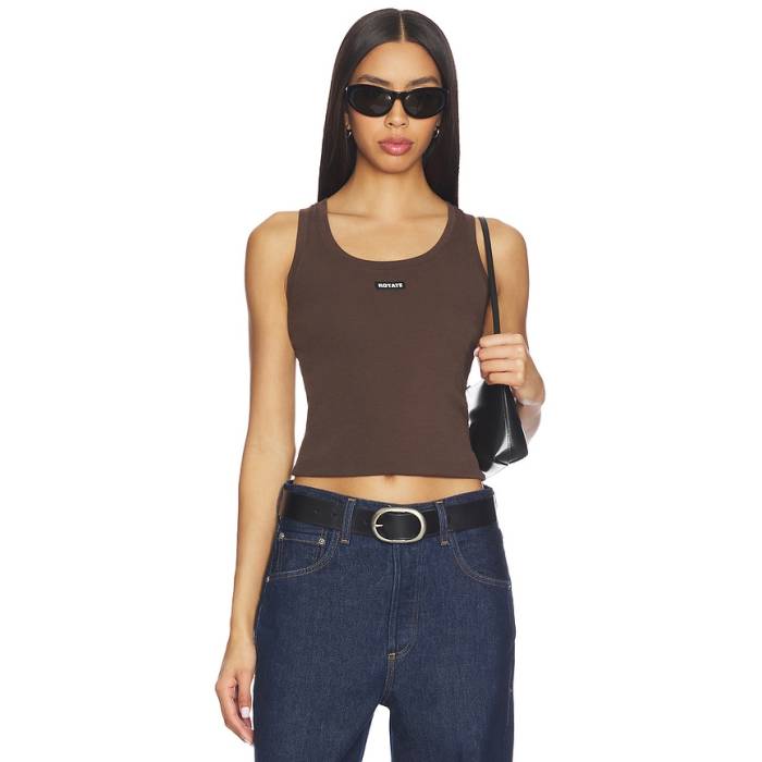 Rotate 【 Basic Tank Top Women Mol 】 貯蔵タンクいの一番 レディース