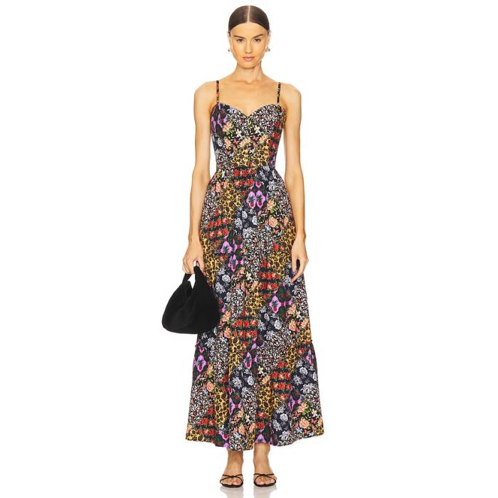 Agua Bendita 【 X Revolve Suzie Maxi Dress Women Floral Multi 】 お召しもの レディース