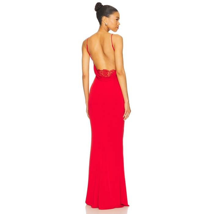 Katie May 【 X Revolve Surreal Dress Women Cherry 】 お召しもの レディース ドレス-レディースファッション