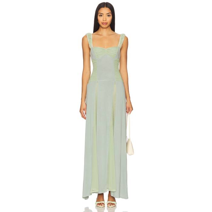Fait Par Foutch 【 Landon Dress Women Sage 】 お召しもの レディース
