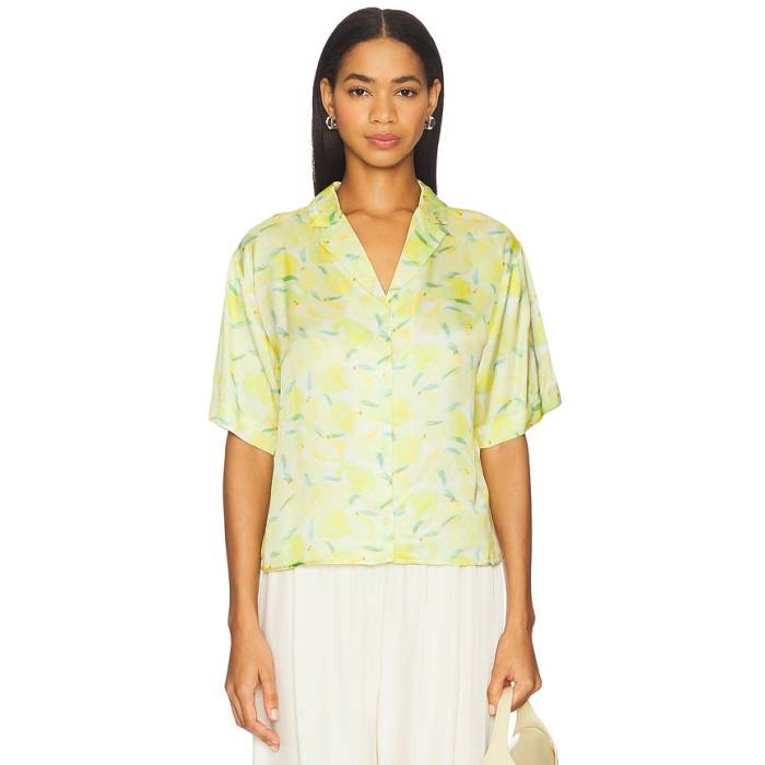 Astr The Label 【 Vesa Top Women Lemon Print 】 レディース