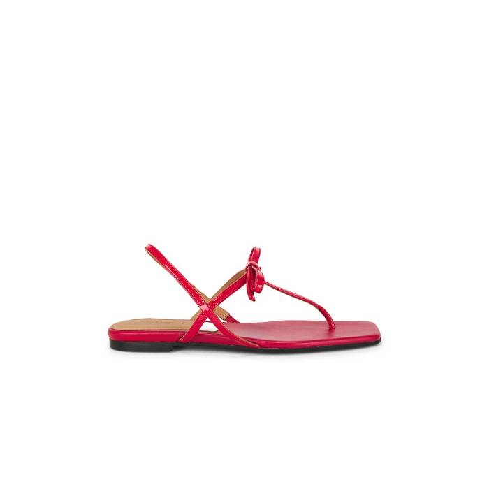 Flattered 【 Sina Sandal Women Cherry Leather Patent 】 レディース なめし革 専売特許