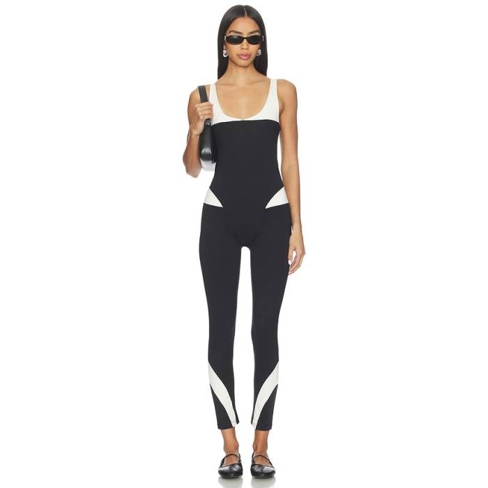 Port De Bras 【 Gigi Unitard Women Black \u0026Amp; Chantilly 】 レディース 黒いこと 黒いこと