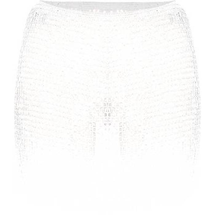 Lovers And Friends 【 Breigh Beaded Crochet Mini Skirt Women Ice 】 レディース｜スニケス