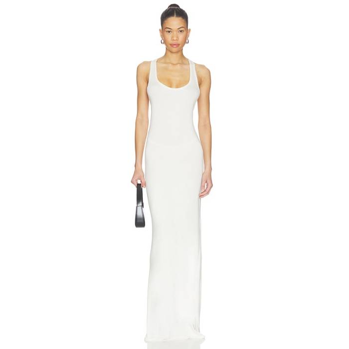 Eterne 【 Soft Jersey Hedi Maxi Dress Women Ivory 】 プルオーバー お召しもの レディース 象牙色