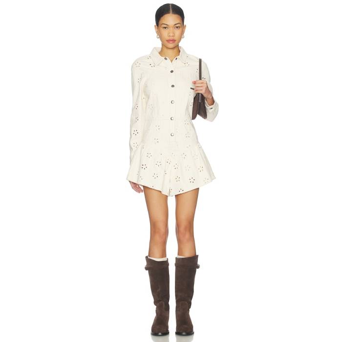 Saylor 【 Rhea Romper Women Creme 】 ロンパース レディース