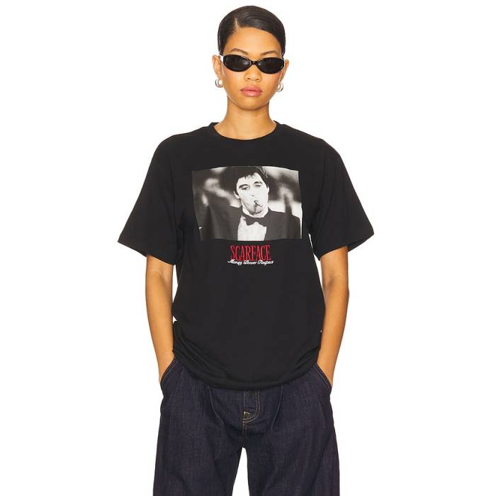 リーズン Reason 【 Scarface Embroidered Tee Unisex Black 】 プルオーバー ユニ一発やる 黒いこと 黒いこと