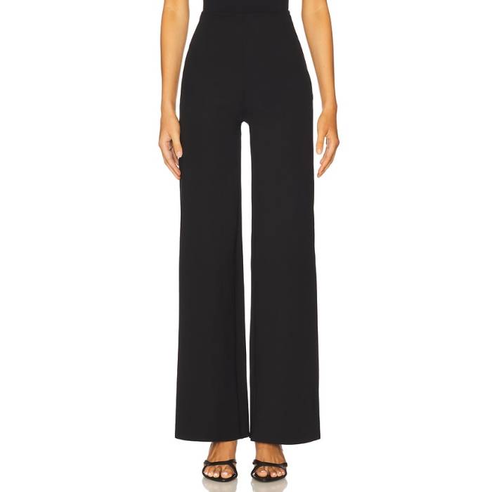 命令すること Commando 【 Neoprene Wide Leg Pant Women Black 】 ズボン下 レディース 黒いこと 黒いこと