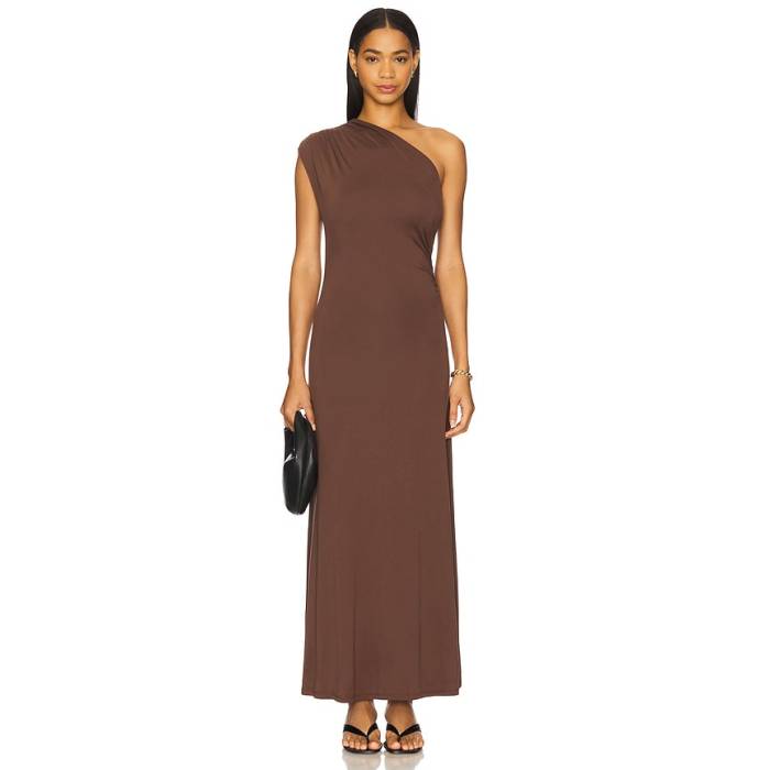 Elodie The Label 【 Cora Knit Dress Women Brown 】 編み物 お召しもの レディース 赤銅色 赤銅色