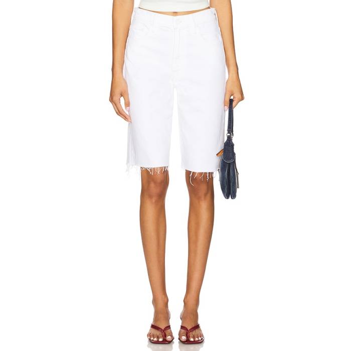 Mother 【 The Maven Bermuda Fray Women Picket Fence 】 レディース