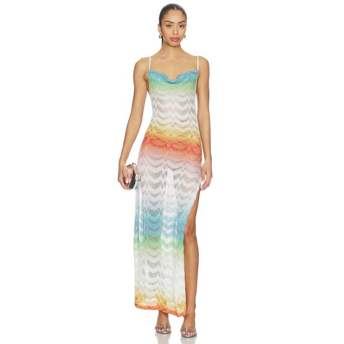 Missoni 【 Long Cover Up Dress Women Multicolor 】 御召しもの レディース