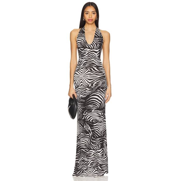 Afrm 【 Rue Dress Women Zebra Swirl 】 ドレス レディース｜スニケス