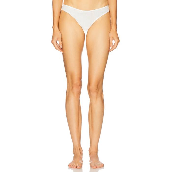 Negative Underwear 【 Pointelle Dipped Thong Women White 】 レディース 白色 ホワイト｜スニケス