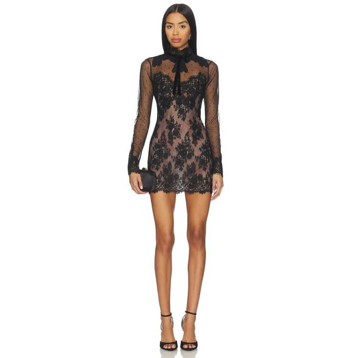 Retrofete 【 Faylin Lace Dress Women Black 】 お召しもの レディース 黒いこと 黒いこと