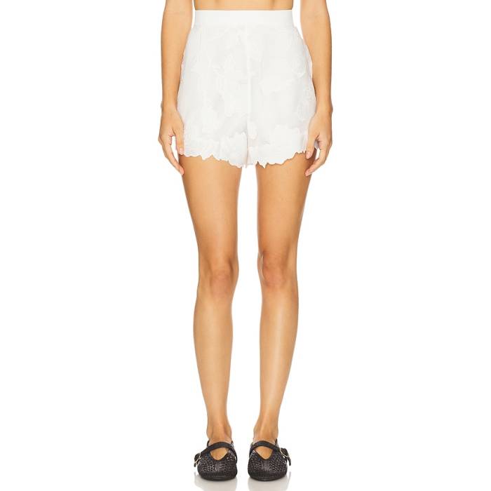 フルールドゥマル Fleur Du Mal 【 Collette Short Women Ivory 】 レディース 象牙色