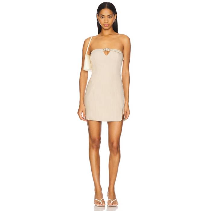 By.dyln 【 Layla Mini Dress Women Stone 】 ドレス レディース