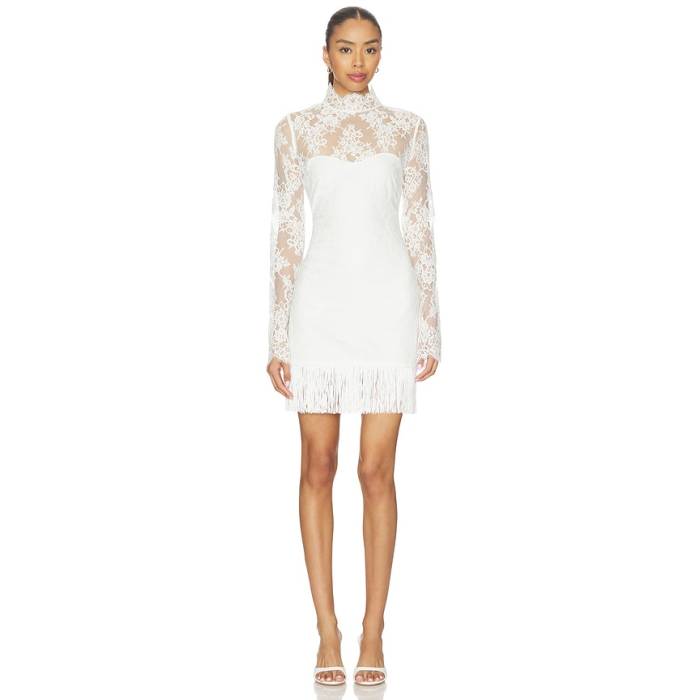 Retrofete 【 Xylina Mini Dress Women Ivory 】 御召しもの レディース 象牙色