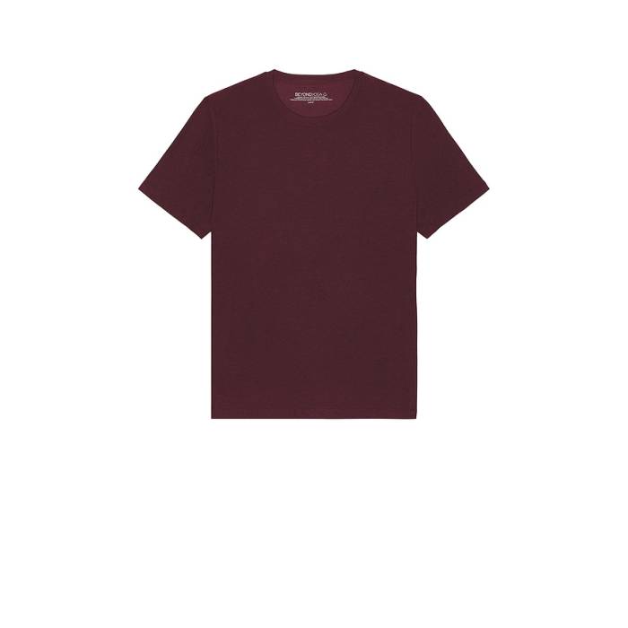 ビヨンドヨガ Beyond Yoga 【 Always Beyond Crew Tee 2.0 Men Midnight Burgundy Heather 】 クルー Tシャツ メンズ ワイン色・バーガンディー heather ヘザー|スニケス