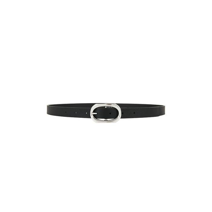 Anine Bing 【 Small Signature Link Belt Women Black Pebbled 】 胴締め レディース 黒いこと 黒いこと