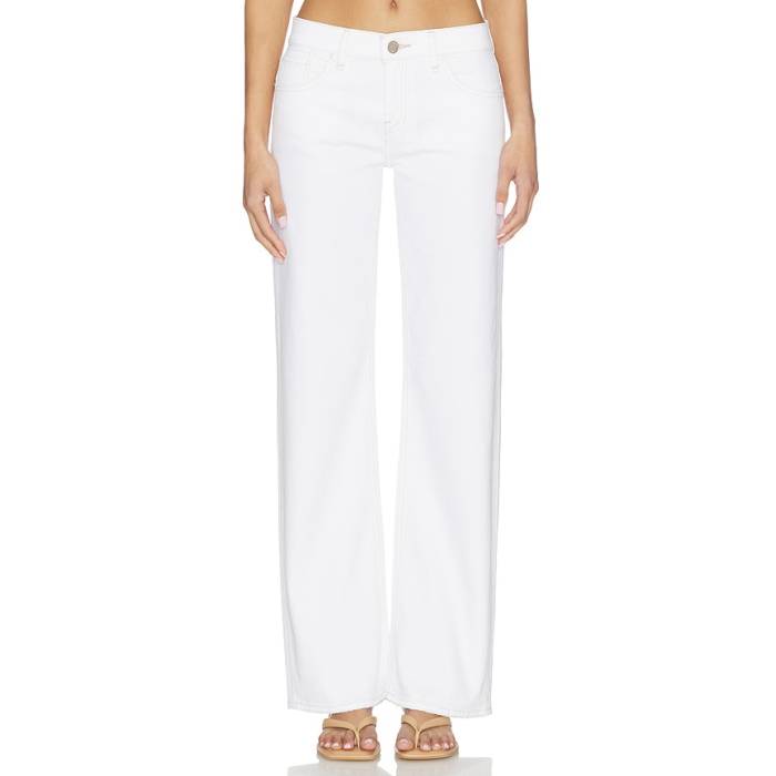 ハドソンデニム Hudson Jeans 【 Kelli Low Rise Loose Straight Jeans Women White 】 ライズ デニム レディース 白いこと 白いこと
