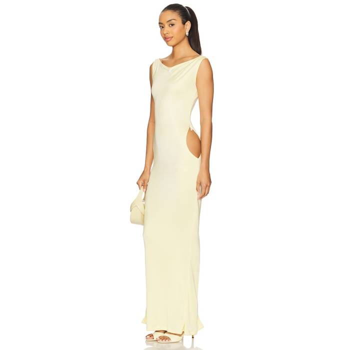 Buci 【 Heron Dress Women Butter Yellow 】 お召しもの レディース yellow 黄味がかった・黄色