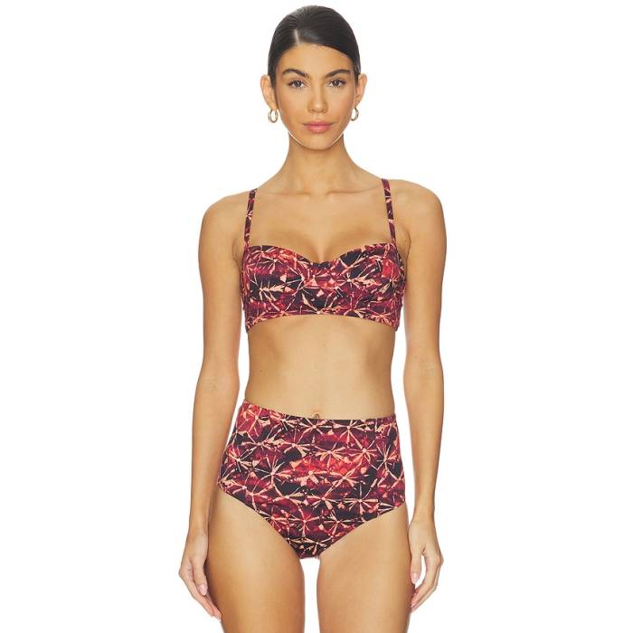 ウラ・ジョンソン Ulla Johnson 【 Zahara Bikini Top Women Sumac 】 レディース