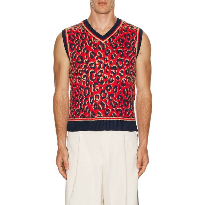 Adidas By Wales Bonner 【 Knit Vest Men Navy, Beige, &Amp; Better Scarlet 】 ニット ベスト メンズ｜スニケス