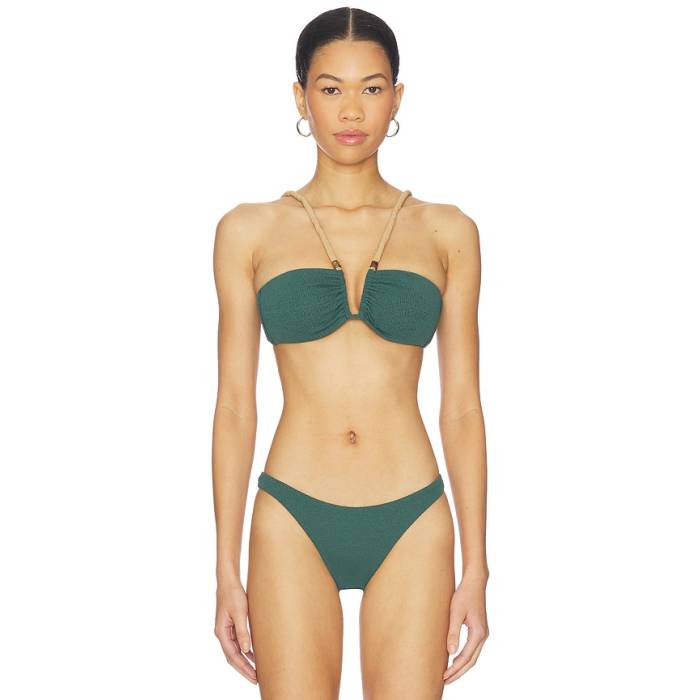 Vix Swimwear 【 April Carol Bikini Top Women Green 】 レディース green 緑・緑であること