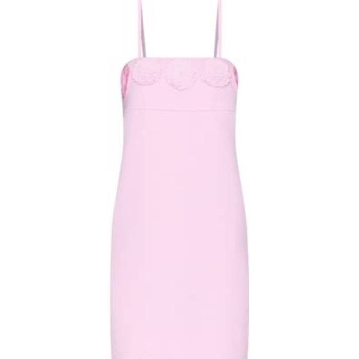 Self-Portrait 【 Pink Crepe 3D Sequin Flower Mini Dress Women Pink 】 pink さくら色 縮緬 御召しもの レディース pink さくら色