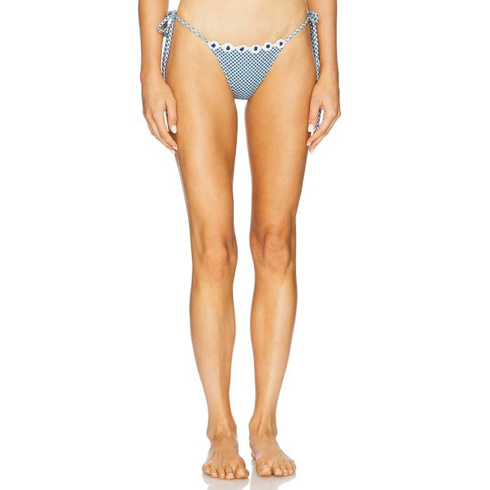 Frankies Bikinis 【 Divine Cotton Bikini Bottom Women Picnic Print 】 ズボン ボトムス レディース