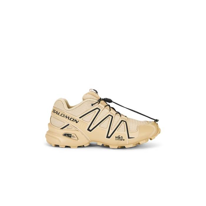 サロモン Salomon 【 Speedcross 3 Sneaker Women Safari, Safari \u0026Amp; Black 】 靴 スニーカー レディース サファリ 黒いこと 黒いこと