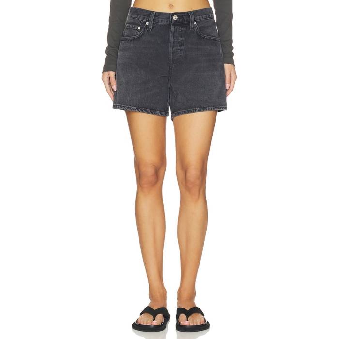 シチズンズオブヒューマニティ Citizens Of Humanity 【 Billie Relaxed Short Women Vintage Black 】 レディース vintage ビンテージ・ヴィンテージ 黒いこと 黒いこと
